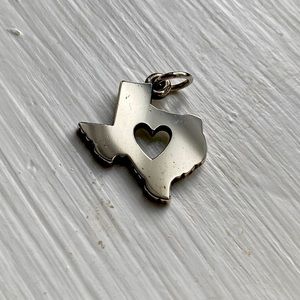 James Avery Deep in the Heart of Texas Charm Pendant sterling silver